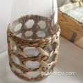 Seagrass Sleeve Glass Jug Grass Wrapped Glassware